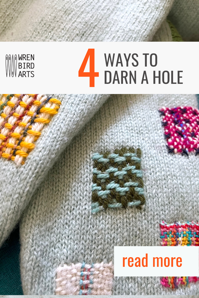 Darn Confused 4 Ways To Darn A Hole Wrenbirdarts Darn Confused 4 Ways To Darn A Hole Wrenbirdarts
