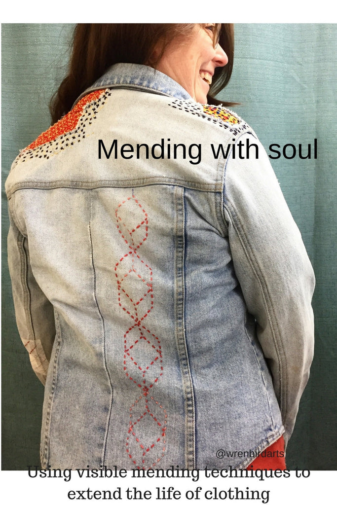DIY Project: Salvaging Ravaged Clothing with Visible Mending