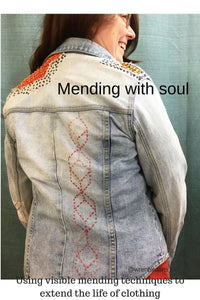 DIY Project: Salvaging Ravaged Clothing with Visible Mending