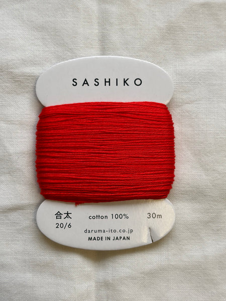 Sashiko Thread 20/6 (Thick) Assorted