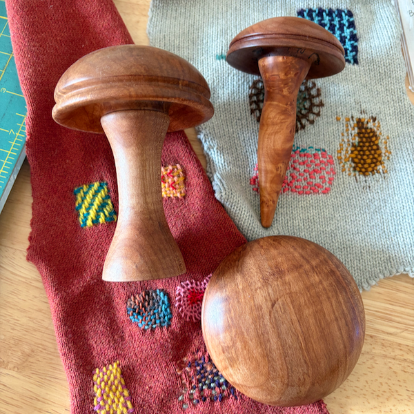 Wooden Darning Mushroom