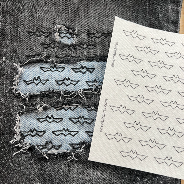 Washable Mending Transfers Set #9 HalloweenTransfer Patterns