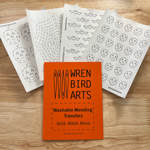 Washable Mending Transfers Set #9 HalloweenTransfer Patterns