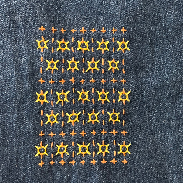 Transfer Pattern Set Washable Mending Transfer Patterns Set #7 Gold Visible Mending Templat ...