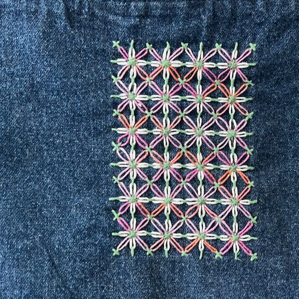 Transfer Pattern Set Washable Mending Transfer Patterns Set #7 Gold Visible Mending Templat ...